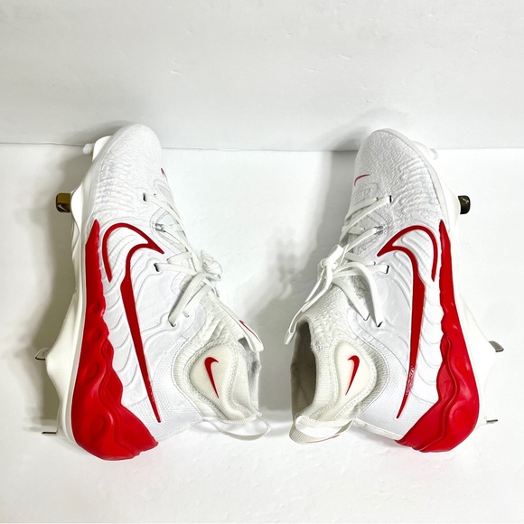 Nike Alpha Huarache NXT Baseball Cleats DJ6517-104 White University Red